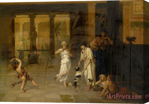 Pierre Oliver Joseph Coomans A Classical Concert Stretched Canvas Painting / Canvas Art