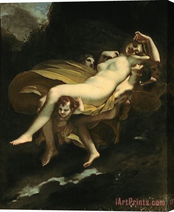 Pierre-Paul Prud hon Psyche Transported to Heaven Stretched Canvas Painting / Canvas Art
