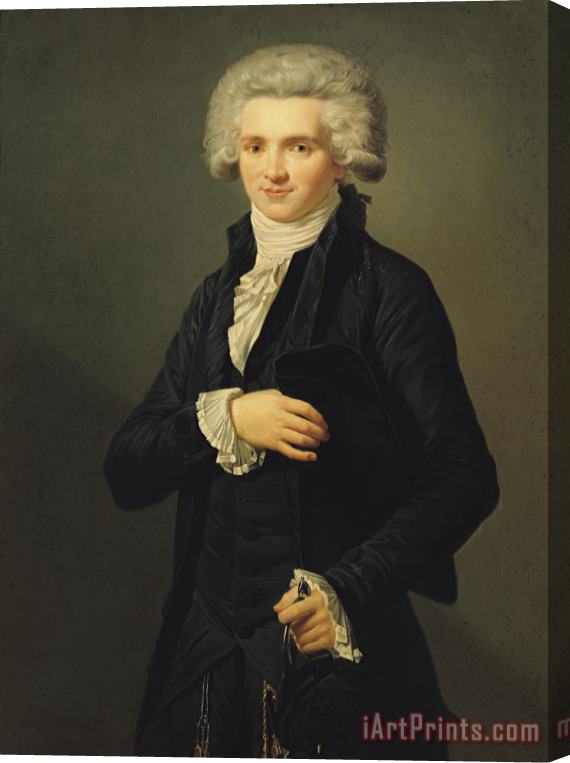 Pierre Roch Vigneron Maximilien De Robespierre Stretched Canvas Print / Canvas Art