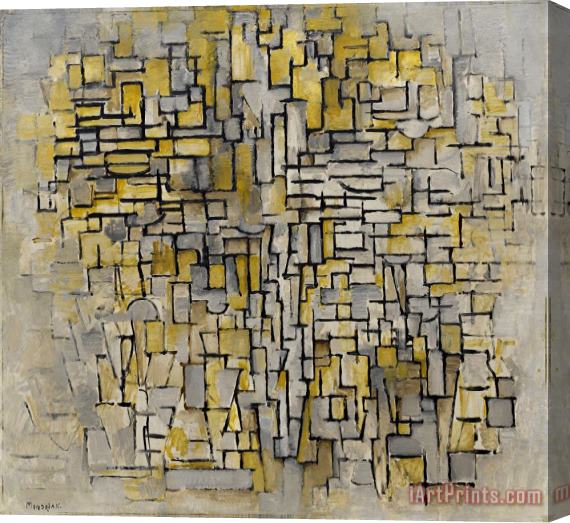 Piet Mondrian Tableau No.2 / Composition VII Stretched Canvas Print / Canvas Art