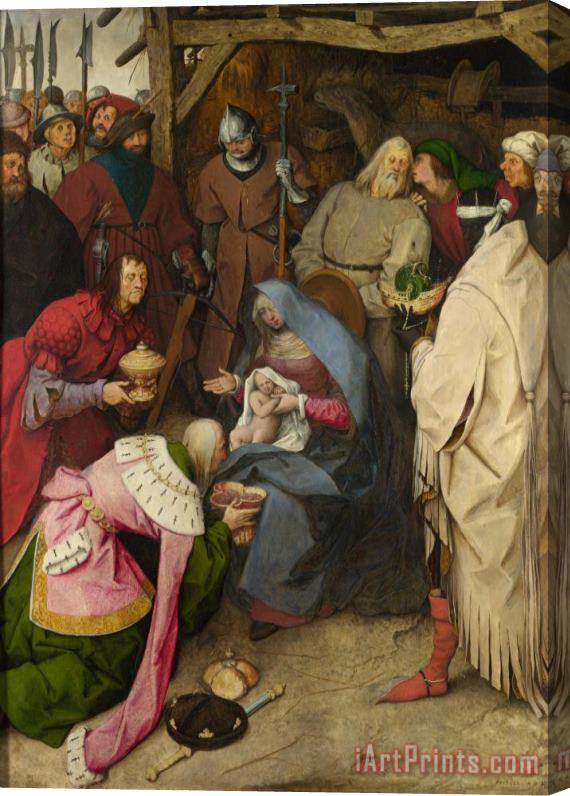 Pieter Bruegel Adoration Of The Magi Painting Stretched Canvas Print / Canvas Art