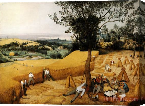 Pieter Bruegel the Elder The Harvesters Stretched Canvas Painting / Canvas Art