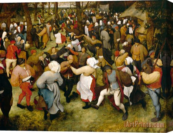 Pieter Bruegel the Elder The Wedding Dance Stretched Canvas Painting / Canvas Art