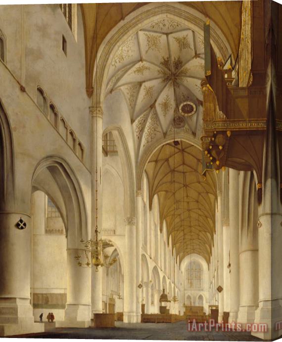 Pieter Jansz Saenredam The Interior of St Bavo's Church, Haarlem (the 'grote Kerk') Stretched Canvas Painting / Canvas Art