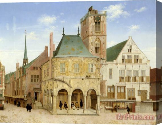 Pieter Jansz Saenredam The Old Town Hall of Amsterdam Stretched Canvas Print / Canvas Art