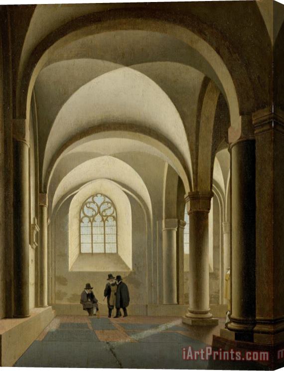 Pieter Jansz Saenredam The Westernmost Bays of The South Aisle of The Mariakerk in Utrecht Stretched Canvas Print / Canvas Art
