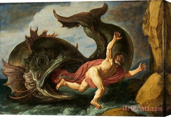 Pieter Lastman Jonah And The Whale Stretched Canvas Painting / Canvas Art