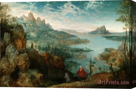 Pieter the Elder Bruegel Landschaft Mit Der Flucht Nach Agypten Stretched Canvas Painting / Canvas Art