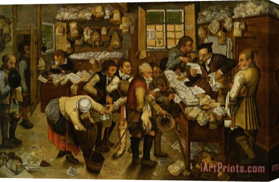 Pieter the Younger Brueghel The Payment of Tithes Stretched Canvas Print / Canvas Art