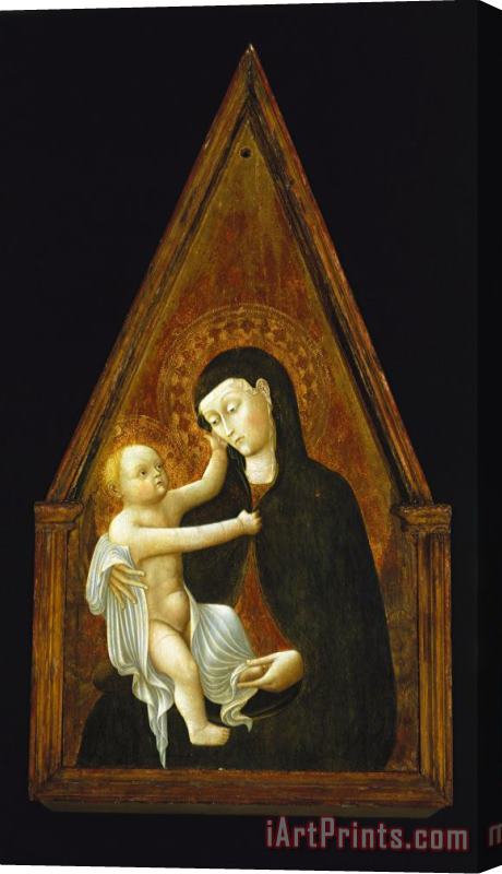 Pietro di Giovanni d'Ambrogio Madonna And Child Stretched Canvas Print / Canvas Art