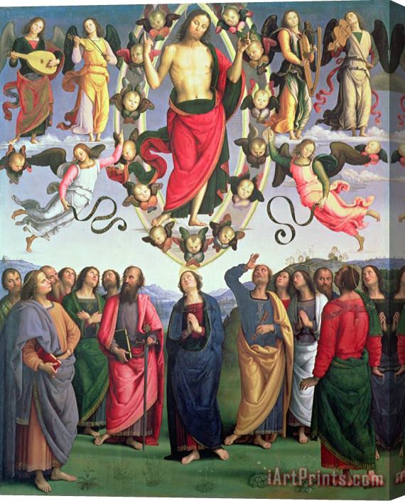 Pietro Perugino The Ascension of Christ Stretched Canvas Print / Canvas Art