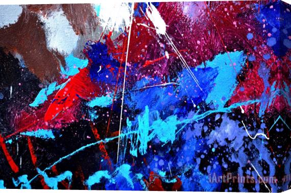 Pol Ledent Abstract 71001 Stretched Canvas Painting / Canvas Art
