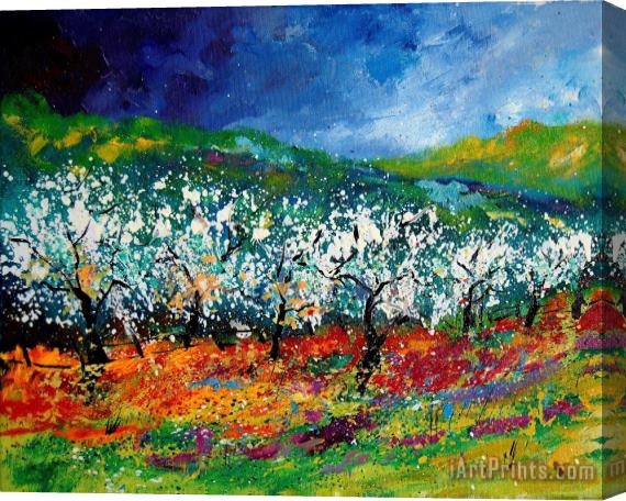 Pol Ledent Appletrees 4509070 Stretched Canvas Painting / Canvas Art