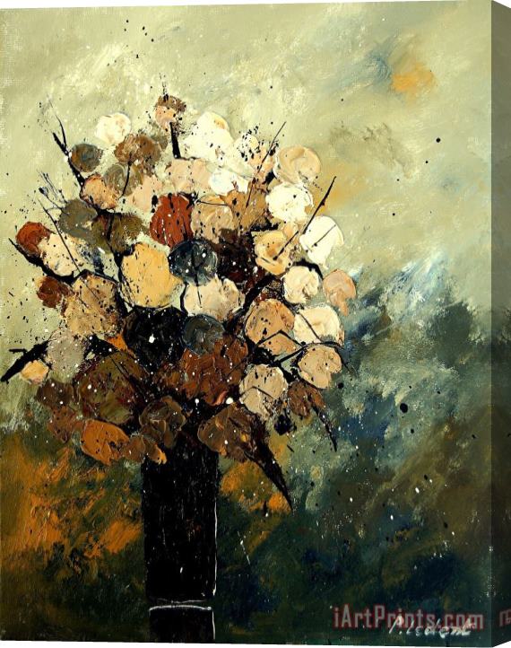 Pol Ledent Bunch of flowers 450140 Stretched Canvas Painting / Canvas Art