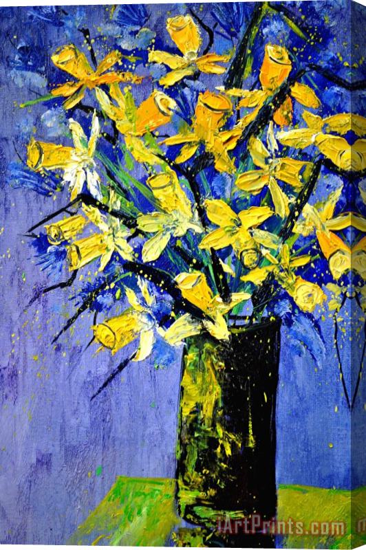 Pol Ledent Daffodils Stretched Canvas Print / Canvas Art