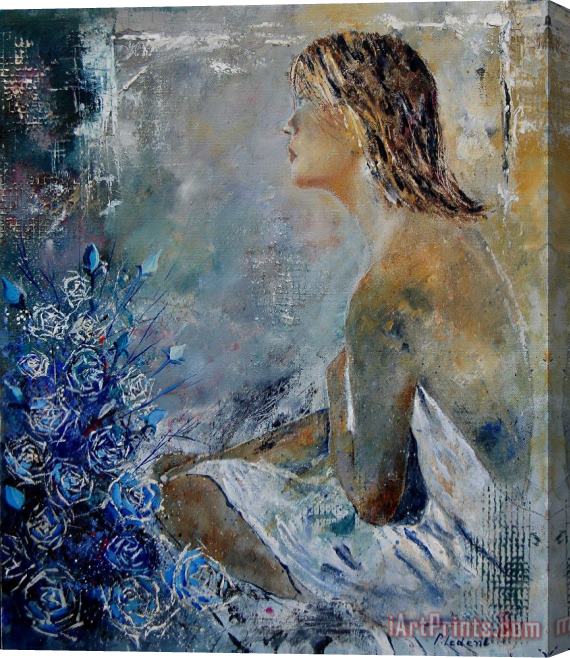Pol Ledent Dreaming Young Girl Stretched Canvas Print / Canvas Art
