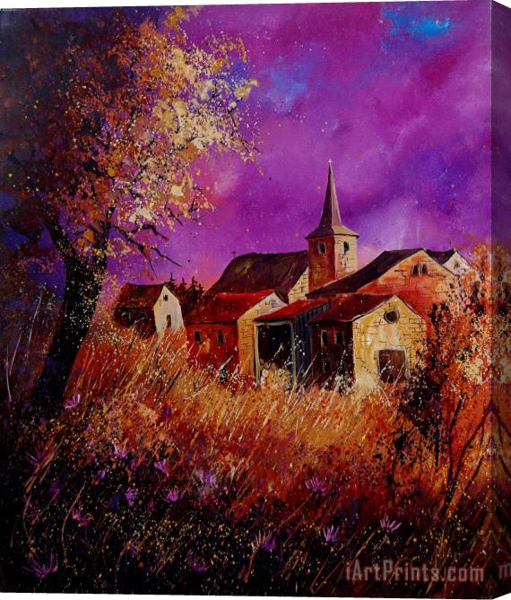 Pol Ledent Fall in Ardennes Stretched Canvas Painting / Canvas Art