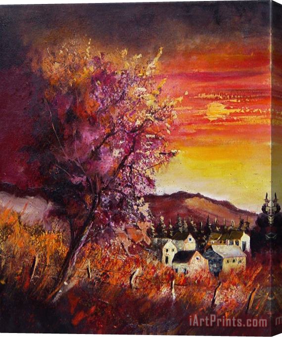 Pol Ledent Fall in Villers Stretched Canvas Painting / Canvas Art