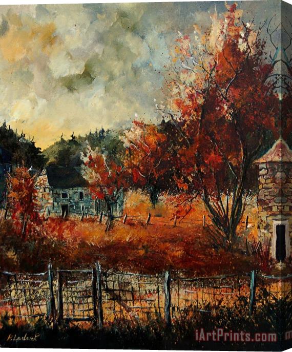 Pol Ledent Fall in Vivy Stretched Canvas Painting / Canvas Art