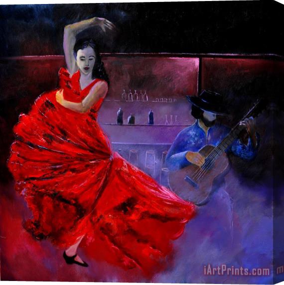 Pol Ledent Flamenco 88 Stretched Canvas Print / Canvas Art