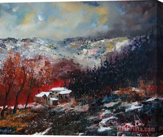 Pol Ledent Last Snow Stretched Canvas Print / Canvas Art