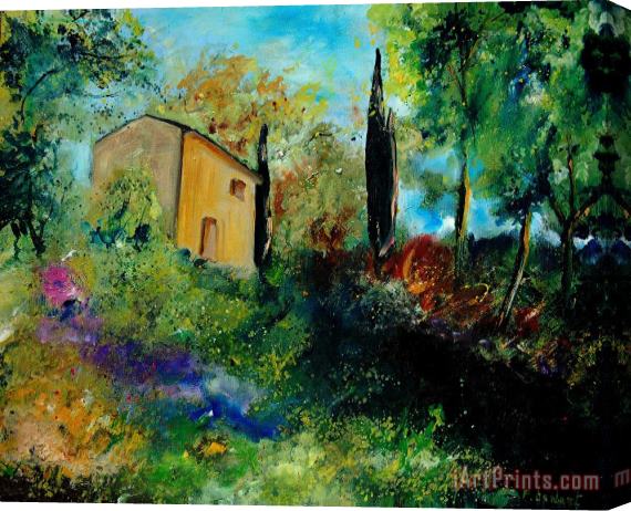 Pol Ledent Old barn in provence Stretched Canvas Painting / Canvas Art