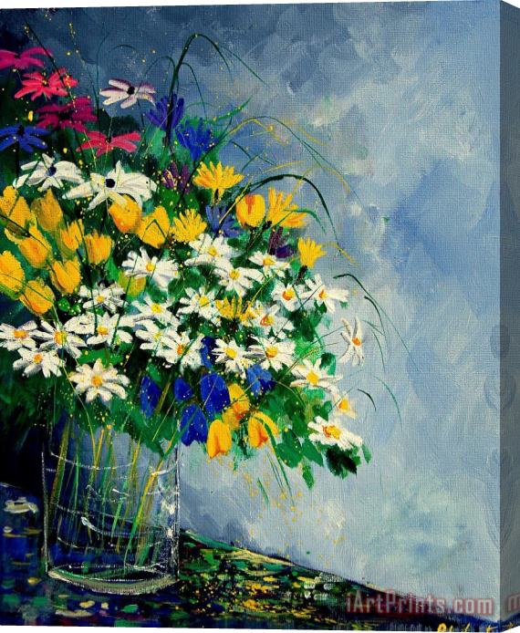 Pol Ledent Spring Bunch Stretched Canvas Painting / Canvas Art