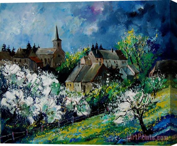 Pol Ledent Spring In Fays Famenne Stretched Canvas Painting / Canvas Art