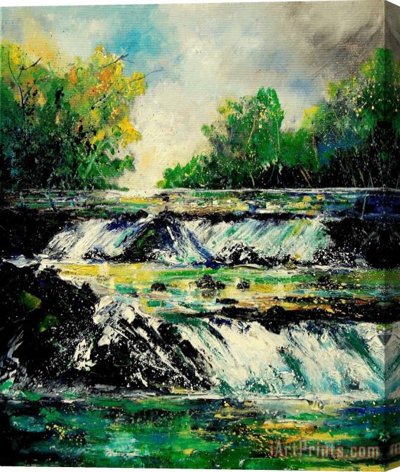 Pol Ledent Two falls Stretched Canvas Painting / Canvas Art