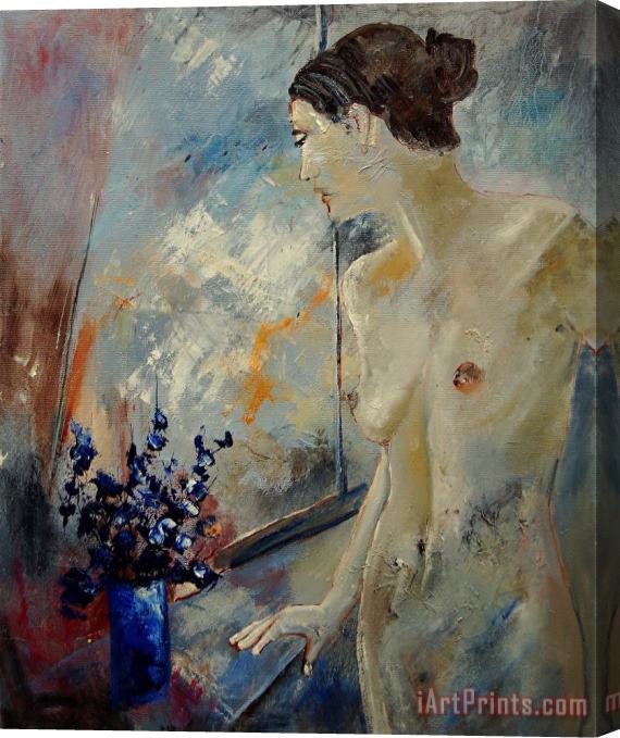 Pol Ledent Waiting For Her Lover Stretched Canvas Print / Canvas Art