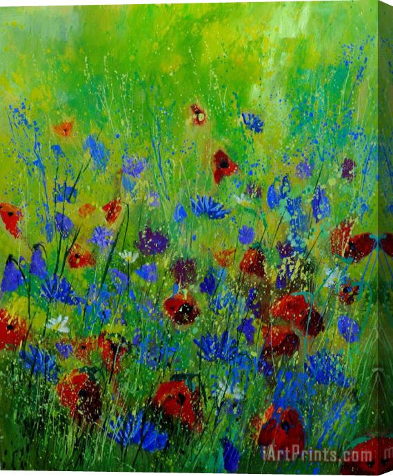 Pol Ledent Wildflowers 560121 Stretched Canvas Print / Canvas Art