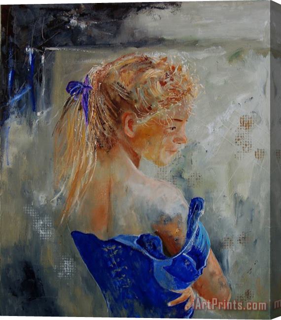 Pol Ledent Young Girl 78 Stretched Canvas Painting / Canvas Art