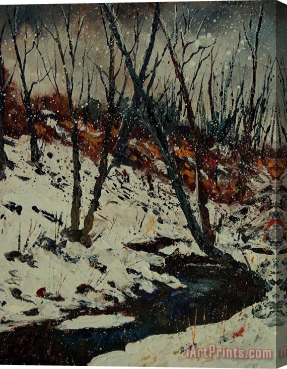 Pol Ledent Ywoigne Snow Stretched Canvas Print / Canvas Art