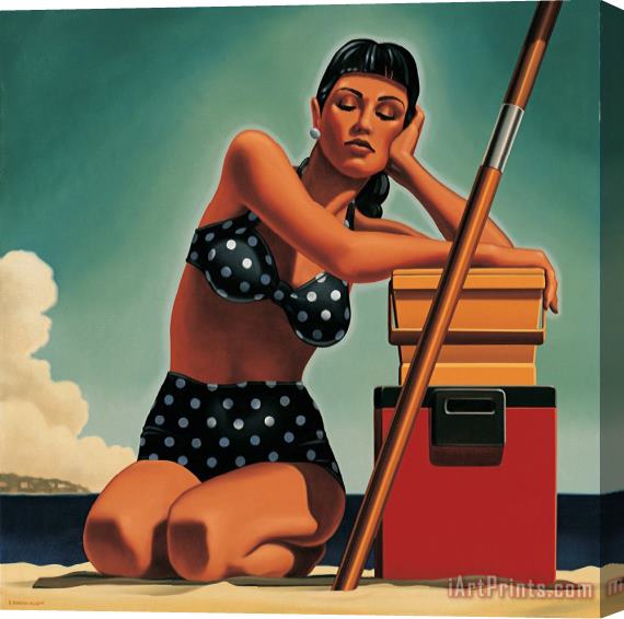 R. Kenton Nelson Depending on The Ice Chest Stretched Canvas Print / Canvas Art