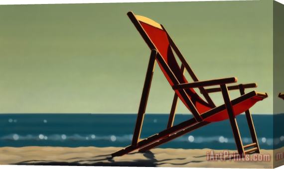 R. Kenton Nelson Folding Chair Stretched Canvas Print / Canvas Art