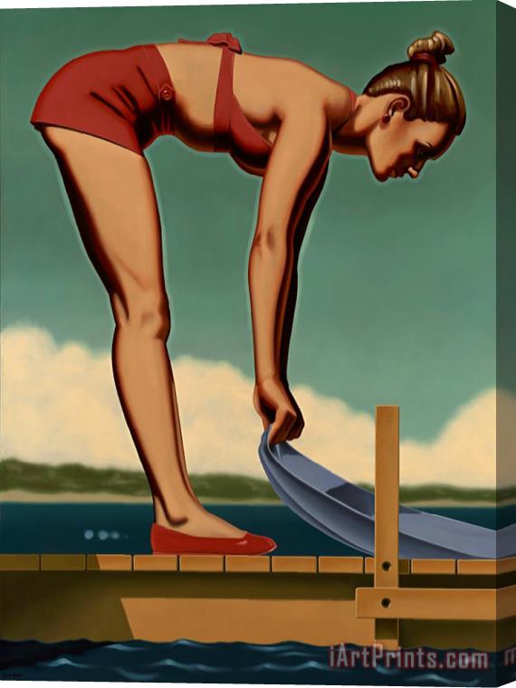 R. Kenton Nelson Wish I Was There, One Stretched Canvas Print / Canvas Art