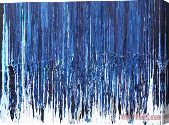 Ralph White Indigo Soul Stretched Canvas Painting / Canvas Art