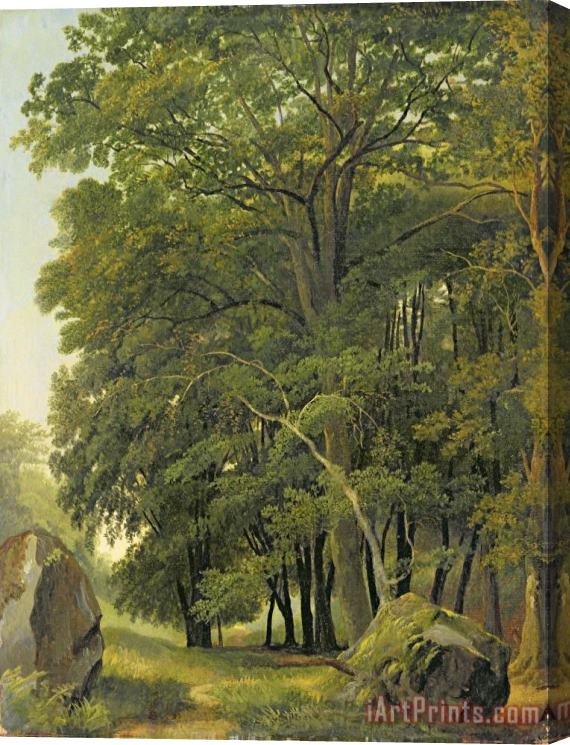 Ramsay Richard Reinagle A Wooded Landscape Stretched Canvas Print / Canvas Art