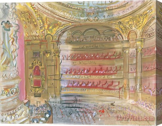 Raoul Dufy The Opera, Paris Stretched Canvas Print / Canvas Art