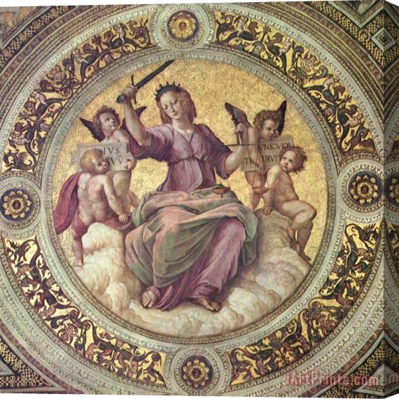 Raphael Justice - 1509-11 Stretched Canvas Print / Canvas Art