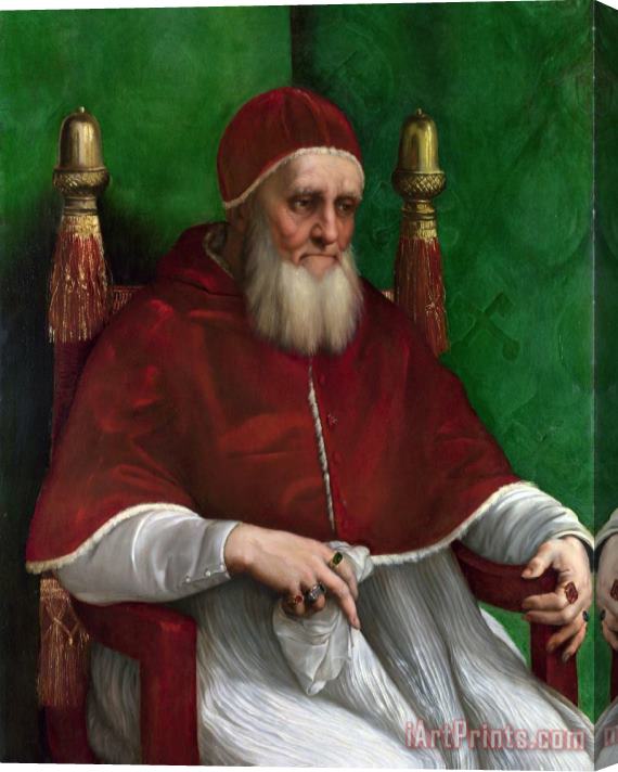 Raphael Portrait of Pope Julius II - 1511 Stretched Canvas Print / Canvas Art