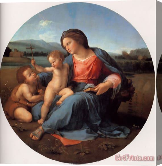 Raphael The Alba Madonna Stretched Canvas Print / Canvas Art