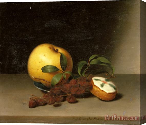 Raphaelle Peale Still Life with Cake Stretched Canvas Print / Canvas Art