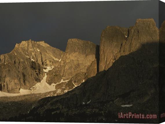 Raymond Gehman Cirque of The Towers Wind River Range Popo Agie Wilderness Stretched Canvas Print / Canvas Art