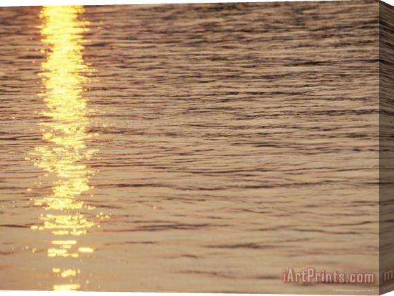 Raymond Gehman Sunlight Reflected on The Surface of The Susquehanna River Stretched Canvas Print / Canvas Art