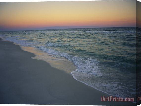 Raymond Gehman Twilight on a Peaceful Ocean Beach Stretched Canvas Painting / Canvas Art