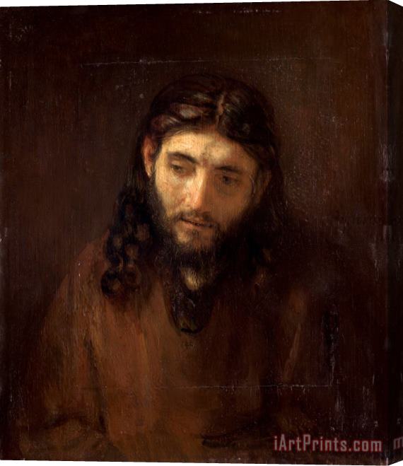 Rembrandt Harmensz van Rijn Head of Christ Stretched Canvas Painting / Canvas Art