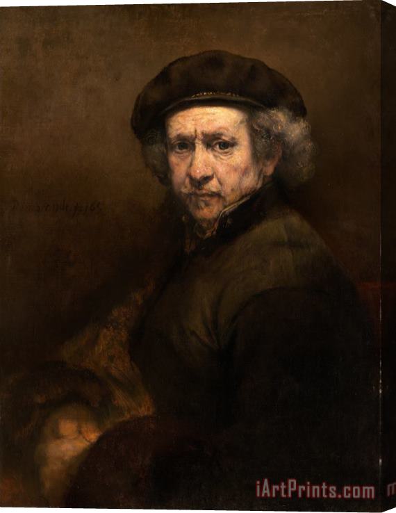 Rembrandt Harmensz van Rijn Self Portrait 2 Stretched Canvas Print / Canvas Art