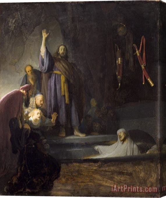 Rembrandt Harmensz van Rijn The Raising of Lazarus Stretched Canvas Painting / Canvas Art