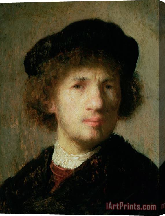 Rembrandt Harmenszoon van Rijn Self Portrait Stretched Canvas Print / Canvas Art